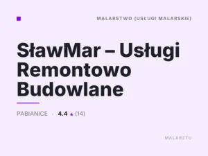 SławMar – Usługi Remontowo Budowlane