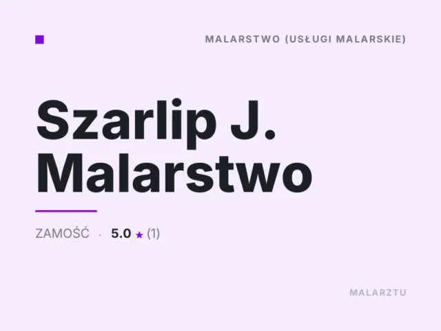 Szarlip J. Malarstwo