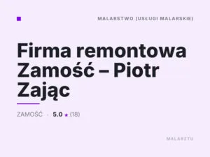 Firma remontowa Zamość – Piotr Zając
