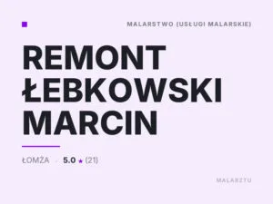 REMONT ŁEBKOWSKI MARCIN