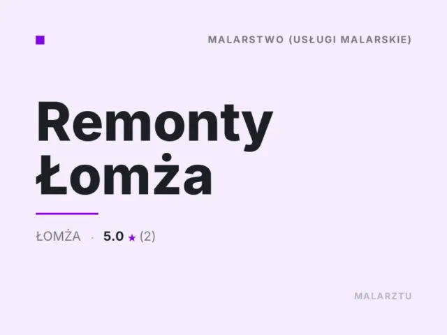 Remonty Łomża