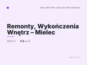 Remonty, Wykończenia Wnętrz – Mielec