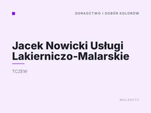 Jacek Nowicki Usługi Lakierniczo-Malarskie