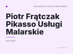 Piotr Frątczak Pikasso Usługi Malarskie