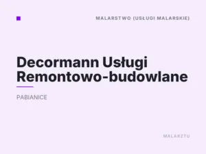 Decormann Usługi Remontowo-budowlane