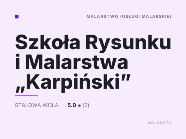 Szkoła Rysunku i Malarstwa „Karpiński”