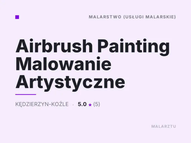 Airbrush Painting Malowanie Artystyczne