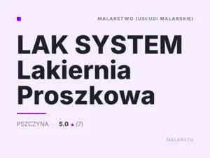 LAK SYSTEM Lakiernia Proszkowa