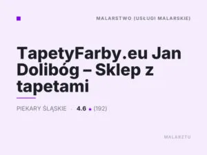 TapetyFarby.eu Jan Dolibóg – Sklep z tapetami