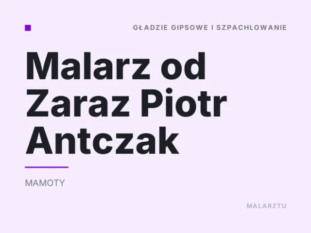Malarz od Zaraz Piotr Antczak